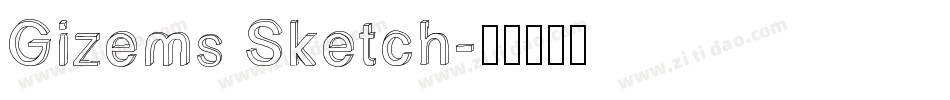 Gizems Sketch字体转换
